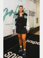 WNBA Off White x New York Liberty Varsity Jacket - Image 15