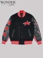 Air Jordan x Awake New York Varsity Jacket Red