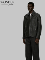 Arket Leather Jacket Black