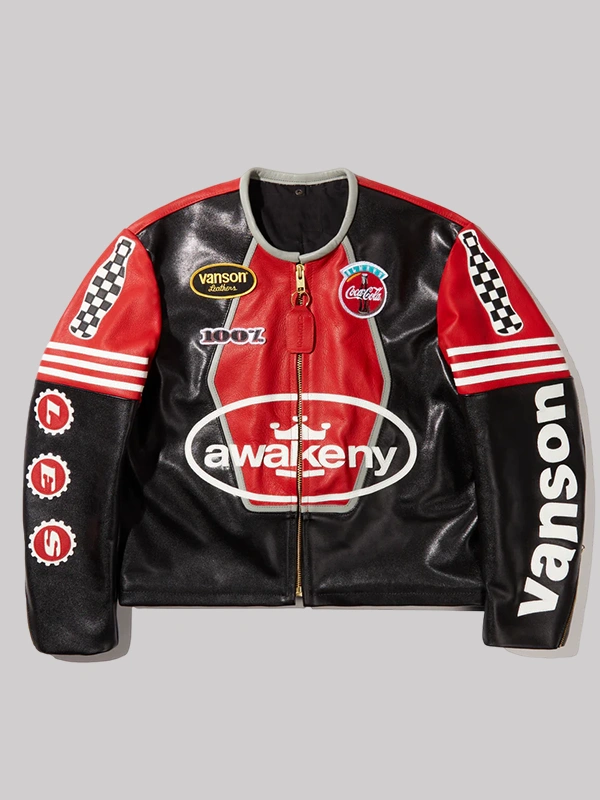 Awake NY & Coca-Cola Vanson Leather Jacket Awake NY & Coca-Cola Vanson Leather Jacket