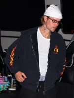 Balenciaga Burning Unity Zip-Up Hoodie Justin Bieber