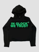 Billionaire Studios In Glock We Trust Hoodie Black and Green