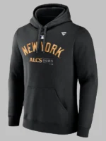 Black New York Yankees 2024 American League Division Series Champions Locker Room Pullover Hoodie