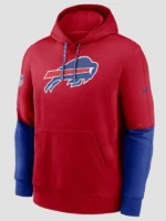 Buffalo Bills Sideline Club RedPullover Hoodie