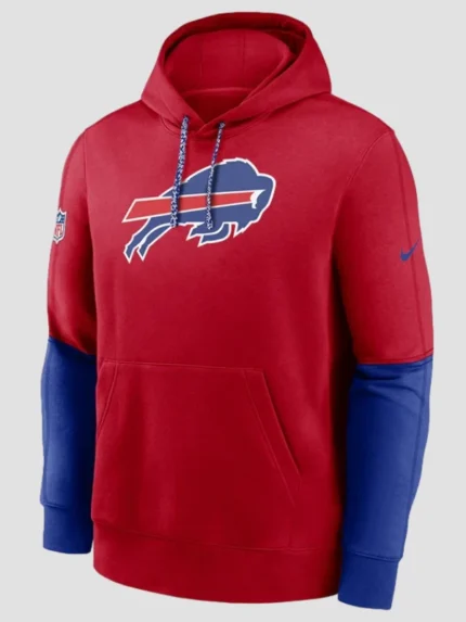 Buffalo Bills Sideline Club RedPullover Hoodie