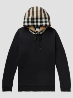Pullover Checked Hoodie