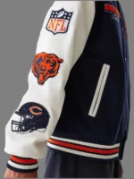Chicago Bears NFL Blue & White Varsity Jacket (2)