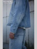 Elwood Petrol Blue Denim Jacket