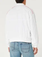 Halloween Mclaren White Zip-Up Track Jacket