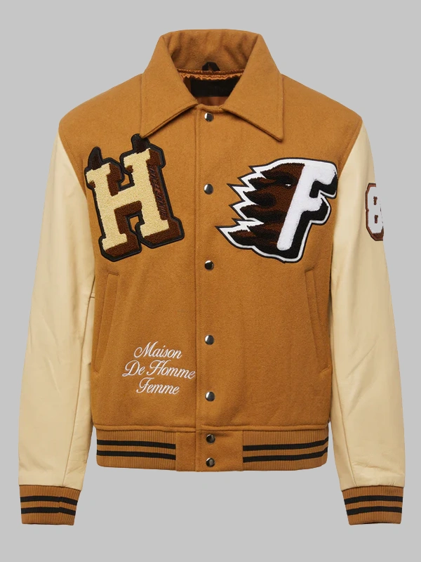 Homme Femme World Champs Letterman Jacket brown Homme Femme World Champs Letterman Jacket brown