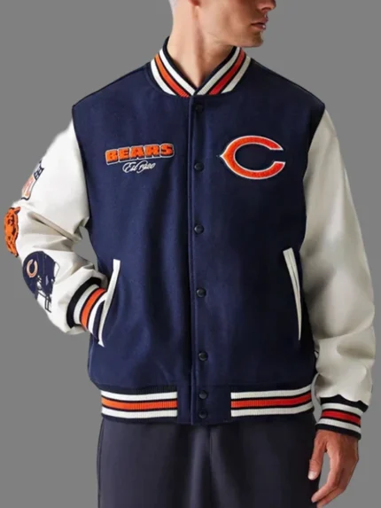 Lil Durk Chicago Bears Varsity Jacket