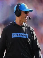 Los Angeles Chargers Jim Harbaugh Coach-Hoodie
