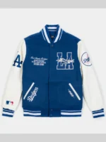 Los Angeles Dodgers Pennants Varsity Jacket Front