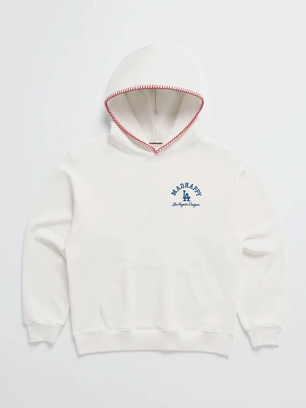 Madhappy Dodgers Fleece Hoodie White Madhappy Dodgers Fleece Hoodie White