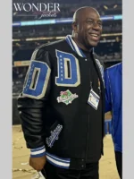 Magic Johnson Dodgers Jacket Black