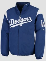 Majestic Royal Los Angeles Dodgers On-Field Therma Base Thermal Full-Zip Jacket