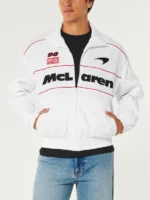 Mclaren Graphic Zip-Up Track Jacket White