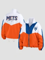 New York Mets Color Block Windbreaker-Jacket