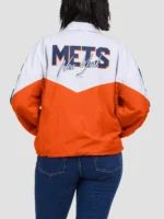 New York Mets Color Block Windbreaker Jacket back