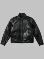 Palace Safe Hands Black Leather Jacket