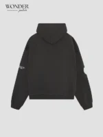 Riot Oversized Black Hoodie