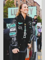Sabrina Ionescu Liberty Parade Nike Varsity Jacket Black