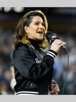 Shoshana Bean New York Yankees Black Bomber Jacket