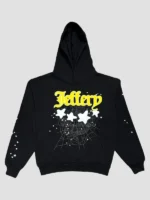 Sp5der Jeffery Hoodie Black