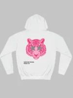 Tiger Stone White Hoodie Tiger
