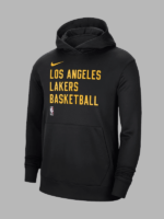 Unisex Los Angeles Lakers Nike Black 2024 Performance Spotlight On-Court Practice Pullover Hoodie