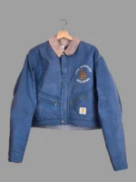 Vintage Carhartt X LA Dodgers Crop Jacket Blue