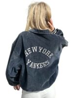 Vintage New York Yankees Corduroy Bomber Jacket