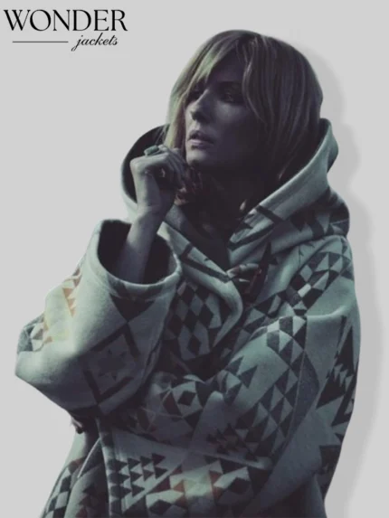 Yellowstone Beth Dutton White Poncho Coat