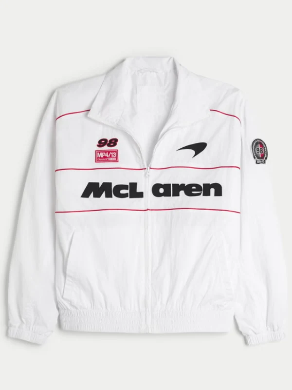 hollister mclaren jacket White hollister mclaren jacket White