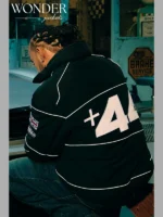 +44 Lewis Hamilton x Golf Wang Black Jacket 