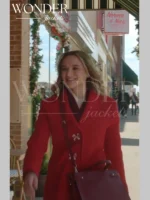 Alana Higman Holiday Touchdown A Chiefs Love Story Pink Wool Coat
