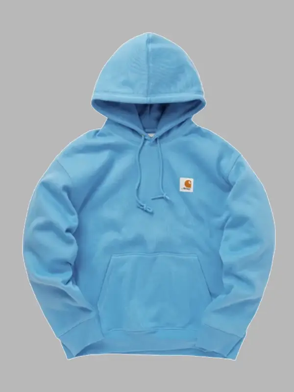 Awake NY x Carhatt WIP Printed Hoodie - Size Large - Blue
