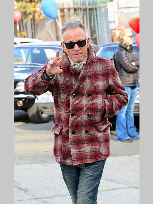 Bruce Springsteen Plaid Coat Bruce Springsteen Plaid Coat