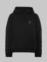 Coach Signature Tape Hoodie Black