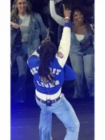 Detroit Lions Shaboozey Blue & White Varsity Jacket