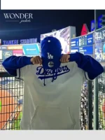 Dokyeom Los Angeles Dodgers Hoodie White & Blue