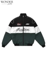 F1 Paddock Racing Green and Black Jacket