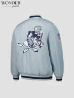 Full-Snap Jacket Grey Dallas Cowboys Starter Reversible
