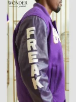 HOMAGE x Starter Randy Moss GOAT Varsity Jacket Purple