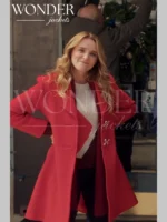 Holiday Touchdown A Chiefs Love Story Hunter King Pink Wool Coat