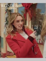 Holiday Touchdown A Chiefs Love Story Hunter King Wool Coat Pink