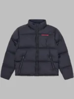 Icecream Running Dog Puffer Jacket Black