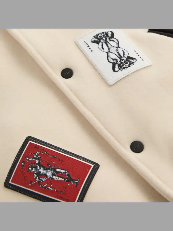 Batman Kith Joker Wool Coaches Jacket | Varsity Jacket
