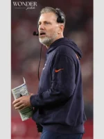 Matt Eberflus Chicago Bears Blue Sideline Hoodie