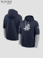 Men’s Nike Navy Dallas Cowboys Sideline Club Pullover Hoodie